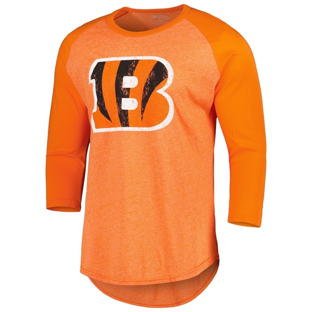 Majestic Men’s Ja'Marr Chase Cincinnati Bengals 3/4 Raglan Sleeve T-Shirt